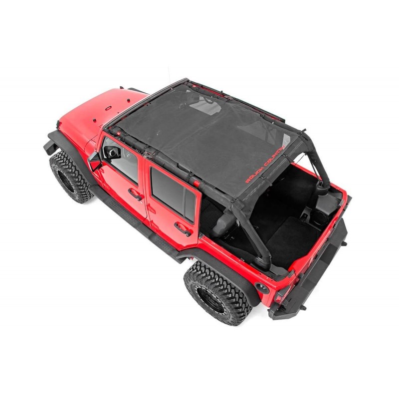 JEEP WRANGLER JK UNLIMITED MESH BIKINI TOP PLUS (07-18 | 4-DOOR)